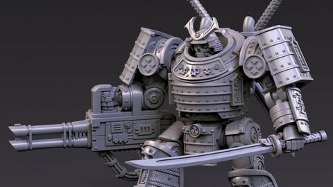 Eternus Samurai Multipart Kit for 3D Print