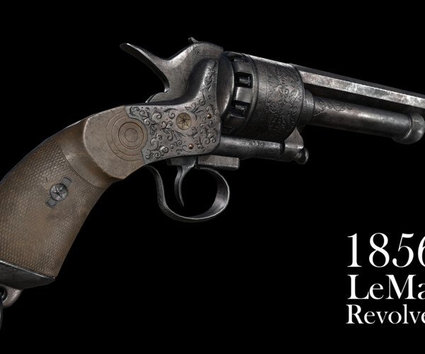 ArtStation - LeMat Revolver | Game Assets
