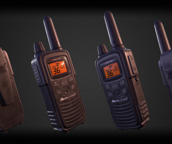 ArtStation Midland Walkie Talkie Game Assets