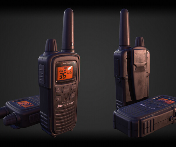 ArtStation - Midland Walkie Talkie | Game Assets