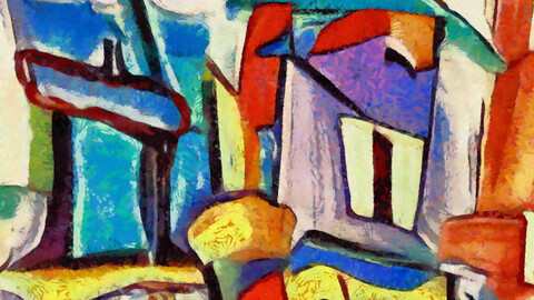 Abstract cityscape