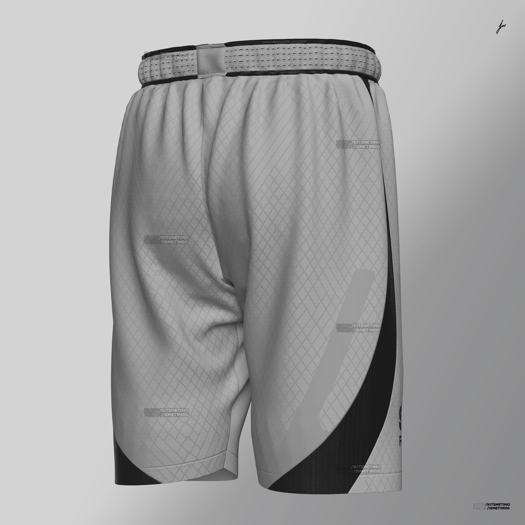 ArtStation - NIKE - GALATASARAY 22/23 SHORTS MOCKUP for CLO3D and ...