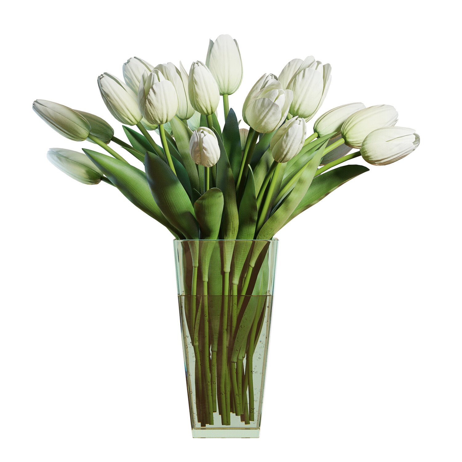 ArtStation - Flower Set 17 / White Tulips Bouquet | Resources