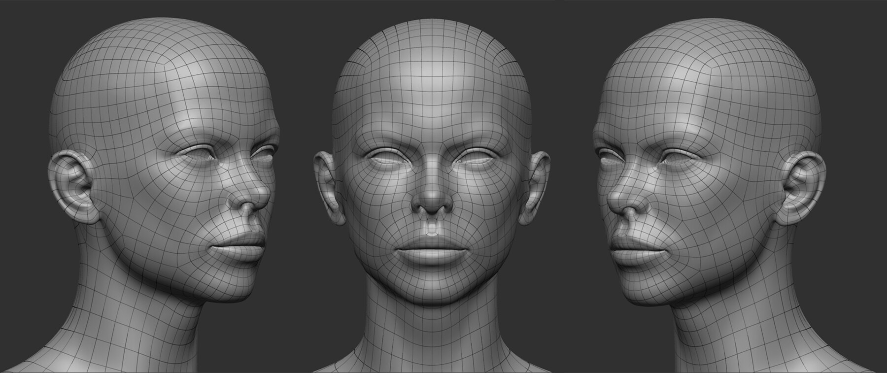 ArtStation - Female Base Mesh Realistic Free | Resources