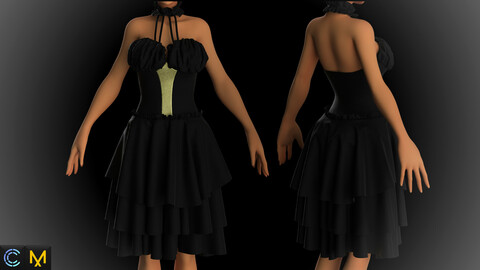 Womens Clothing (OBJ+mtl+FBX+ZPRJ) #208