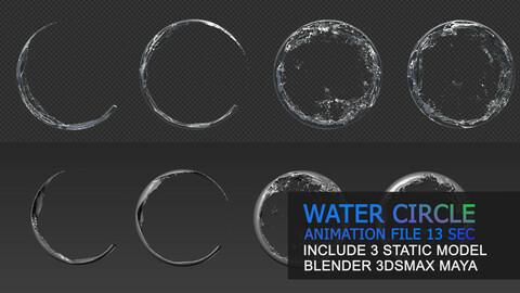 Water Splash Circle Animation