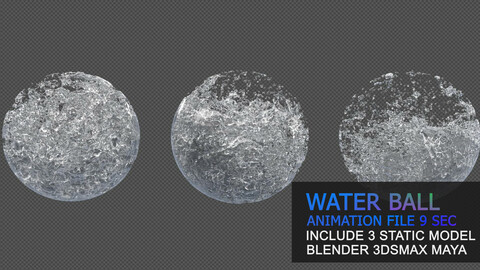 Water Ball Splash Animation