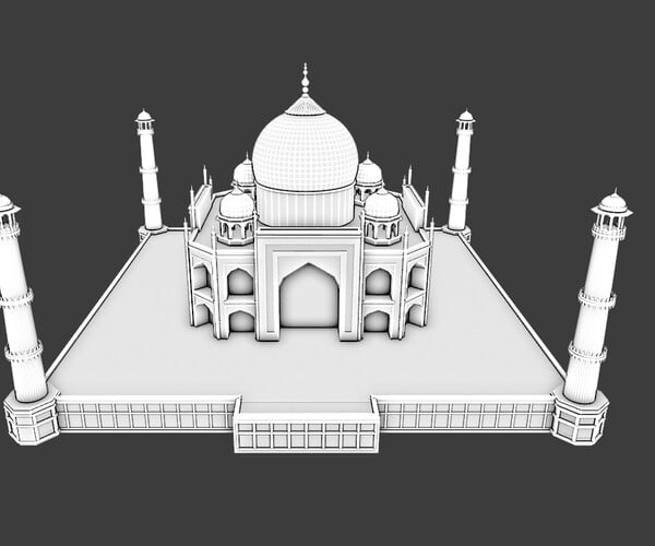 How to Draw the Taj Mahal: Speed Drawing - YouTube