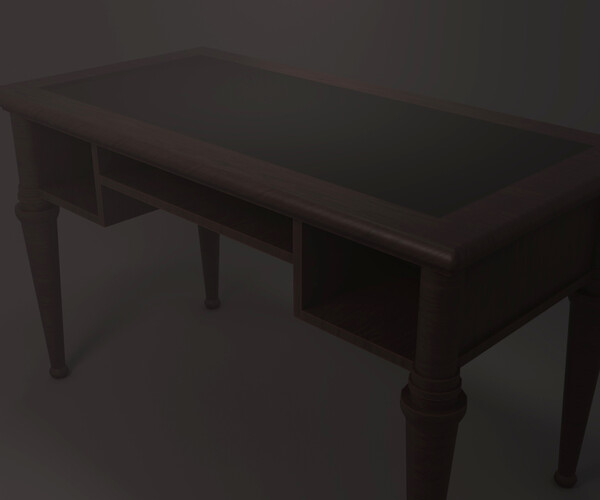 ArtStation Classic Office Desk Game Assets