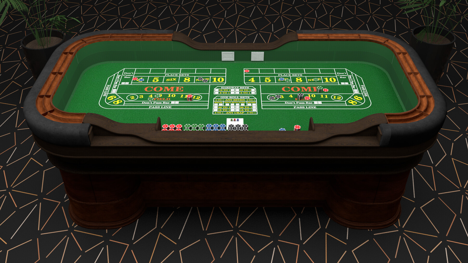 ArtStation Casino Dice Table Game Assets