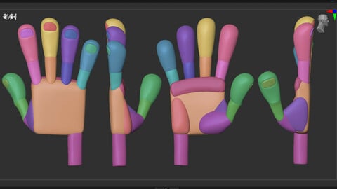 Cartoony Hand Blockout Tutorial