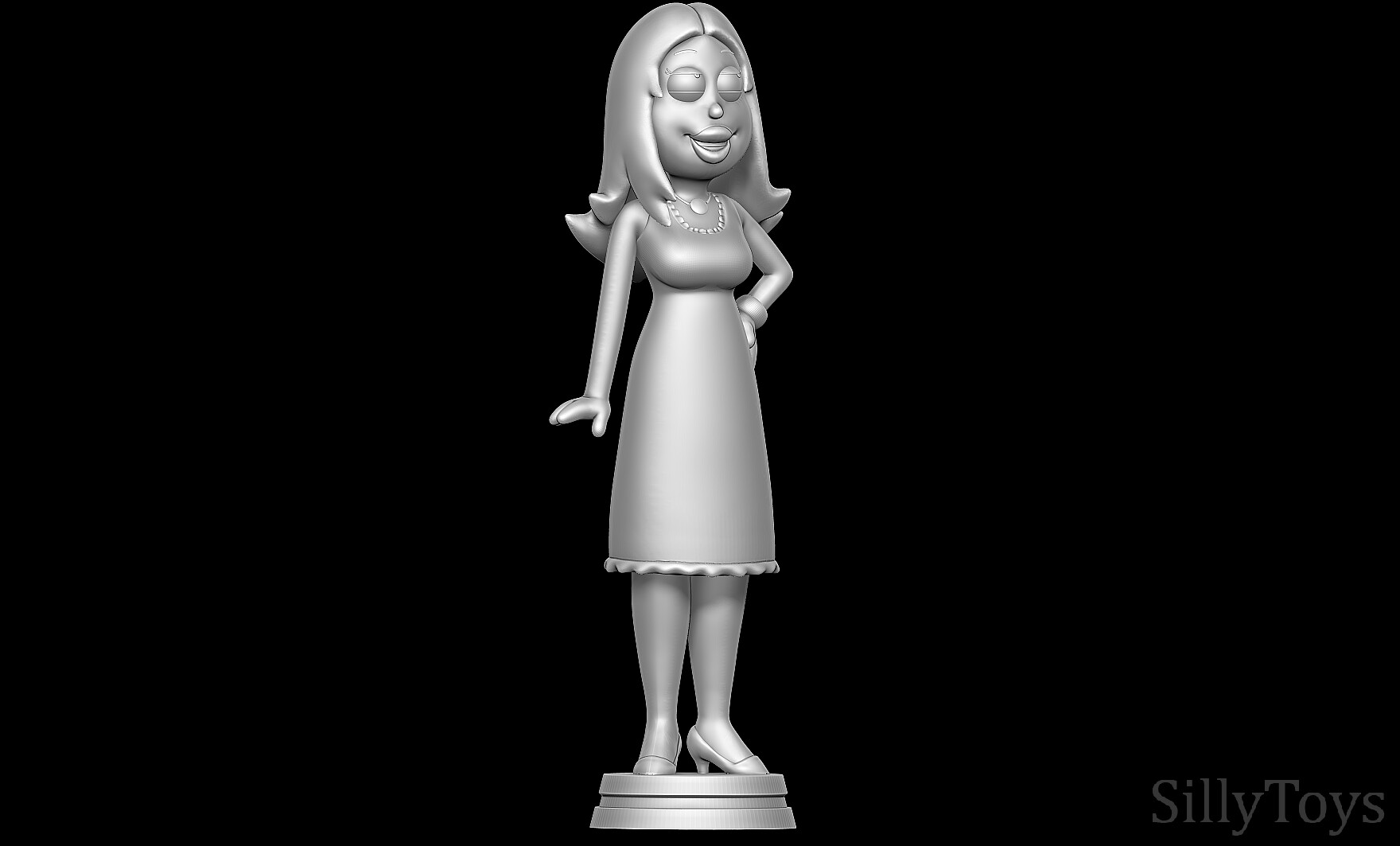 ArtStation - Francine Smith - American Dad 3D print model | Resources