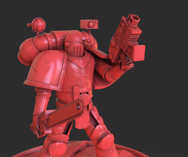 ArtStation Space Marine Armor Resources