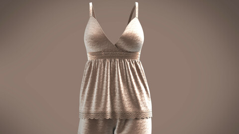 Ladies Lingerie Set-Velvet