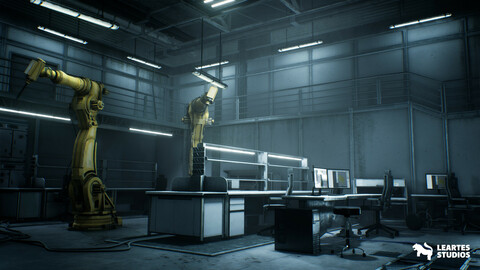 Sci-Fi Laboratory Environment