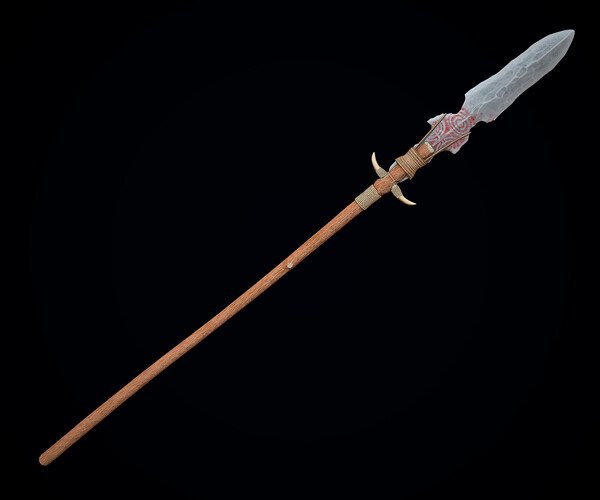 ArtStation - Ancient Stone Spear | Game Assets