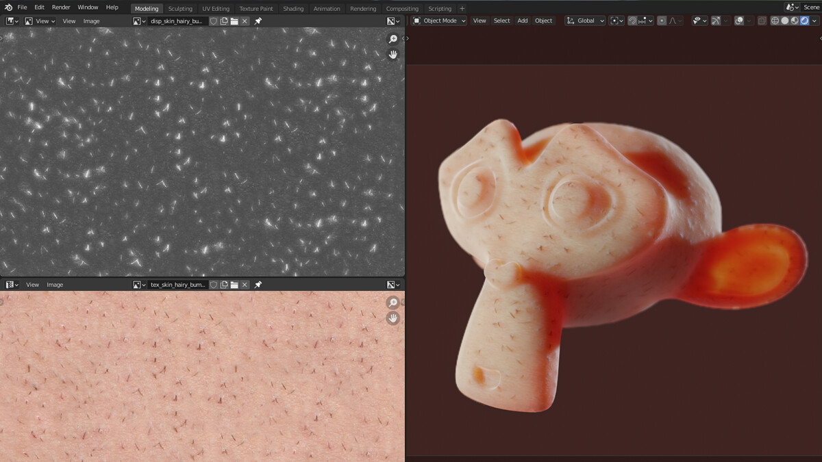 Artstation Realistic Skin Shader For Blender Eevee Resources 