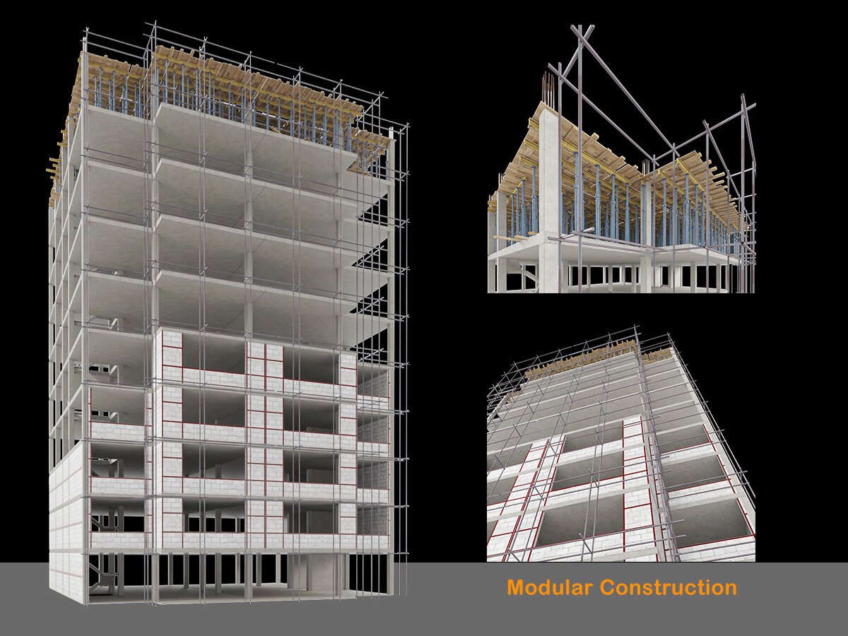 ArtStation - Modular Construction Site | Resources