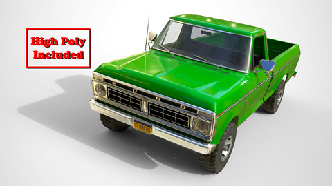 Ford F100 1976 New Green