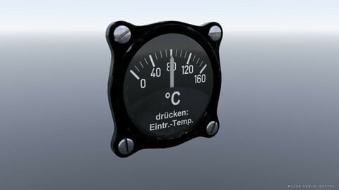 GERMAN OIL TEMPERATURE GAUGE