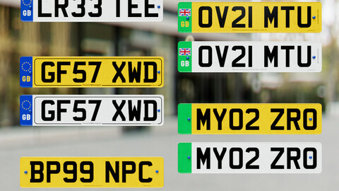 UK Number Plate GENERATOR (Real World Details)