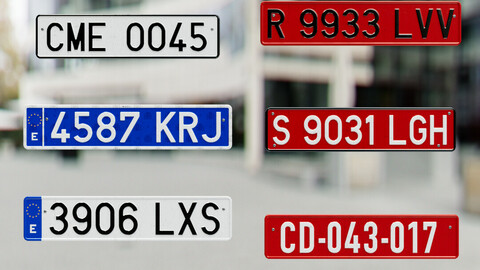 Spanish Number Plate GENERATOR (Real World Details)