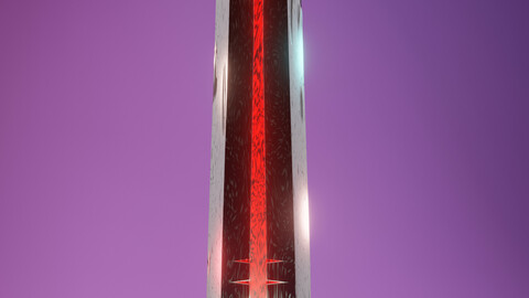 Asta's sword from the anime Black Clover, demon dweller using Blender