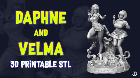 Daphne and Velma - 3D Printable STL