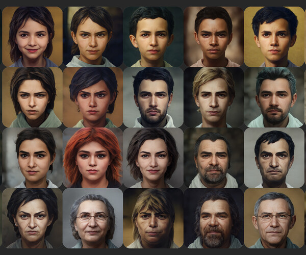 ArtStation - 150 Avatar Portraits | Game Assets