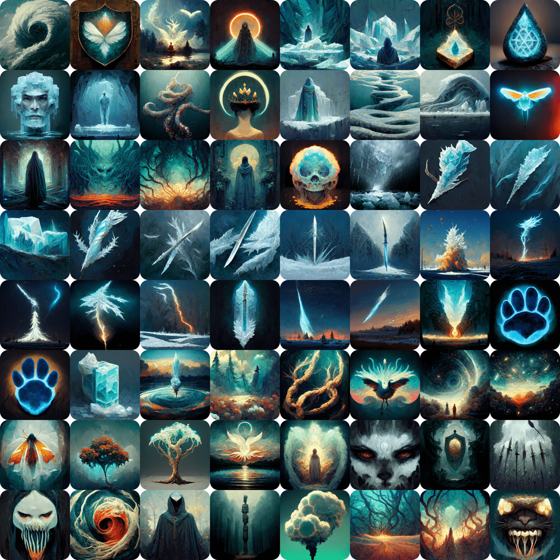 ArtStation - Sci-Fi Ability Icons 04, Game Assets in 2023