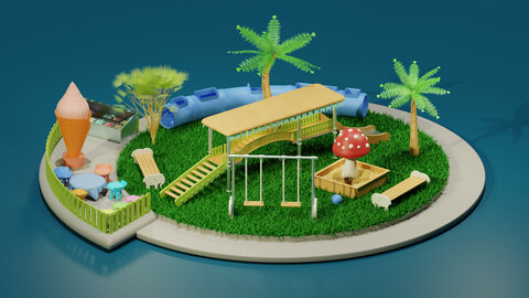 Playground_ 3d modeling