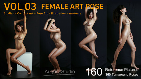 Female Art Pose - Vol 03 - Reference Pictures