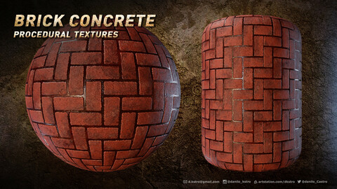 Brick Concrete | Procedural Texture