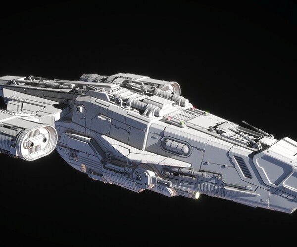 ArtStation - Bounty Hunter Ship - Star Wars | Resources