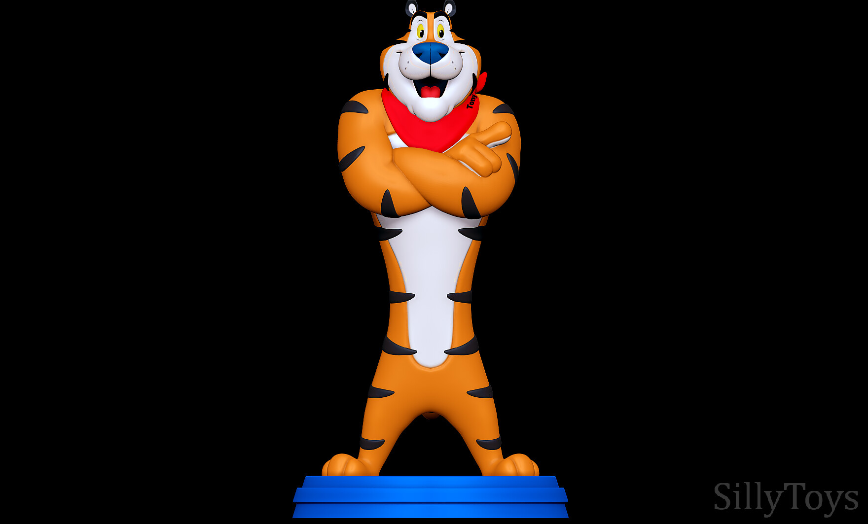 Tony The Tiger - kelloggs 3D print model