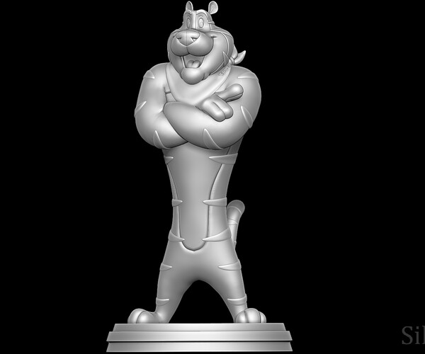 ArtStation - Tony The Tiger - kelloggs 3D print model | Resources