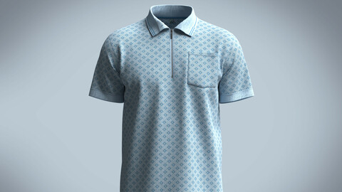Men's Polo Shirt-AOP