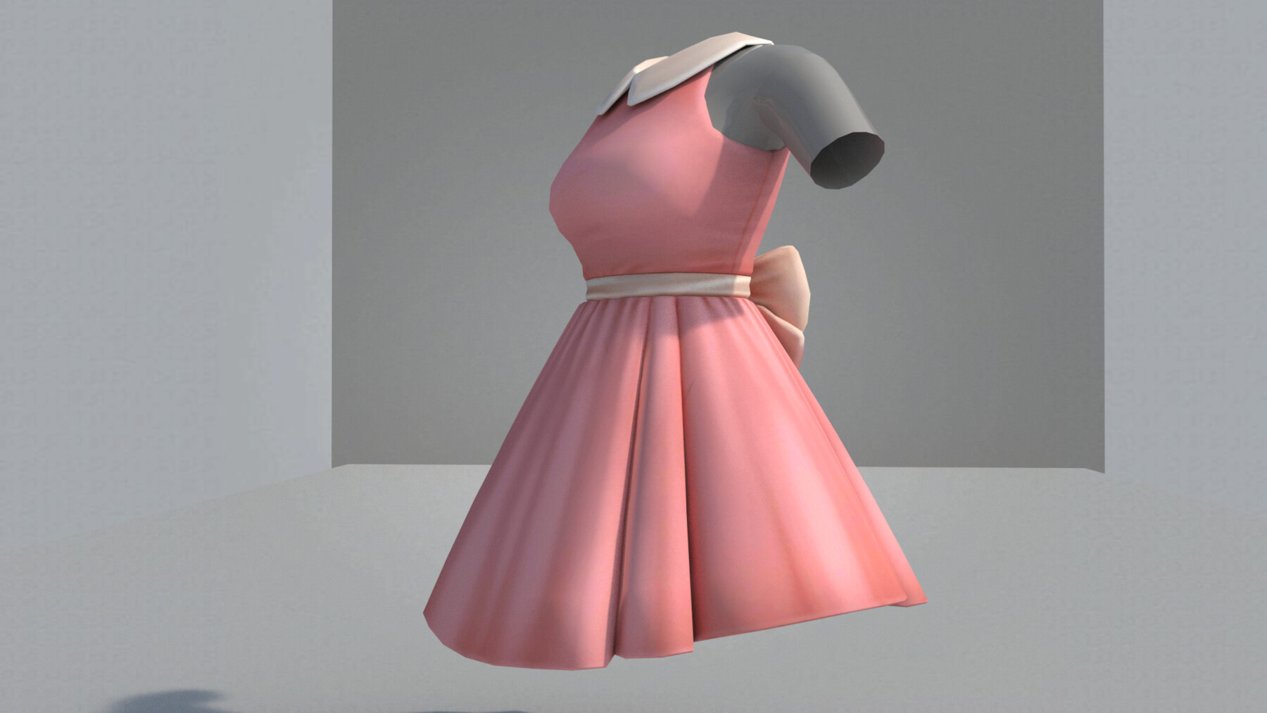 ArtStation - Pink ballroom dance dress dress | Resources