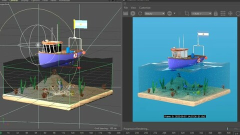 Free C4D file, Take a look behind the scenes