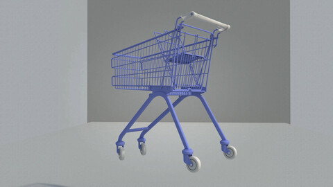 Supermarket shopping cart