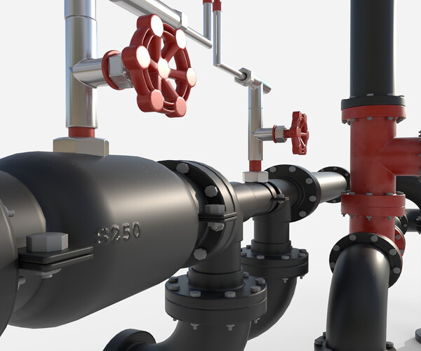 ArtStation Industrial Pipes Resources