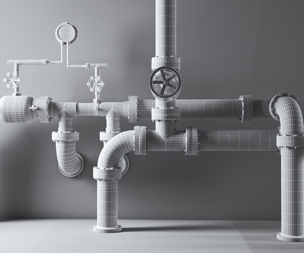 ArtStation Industrial Pipes Resources