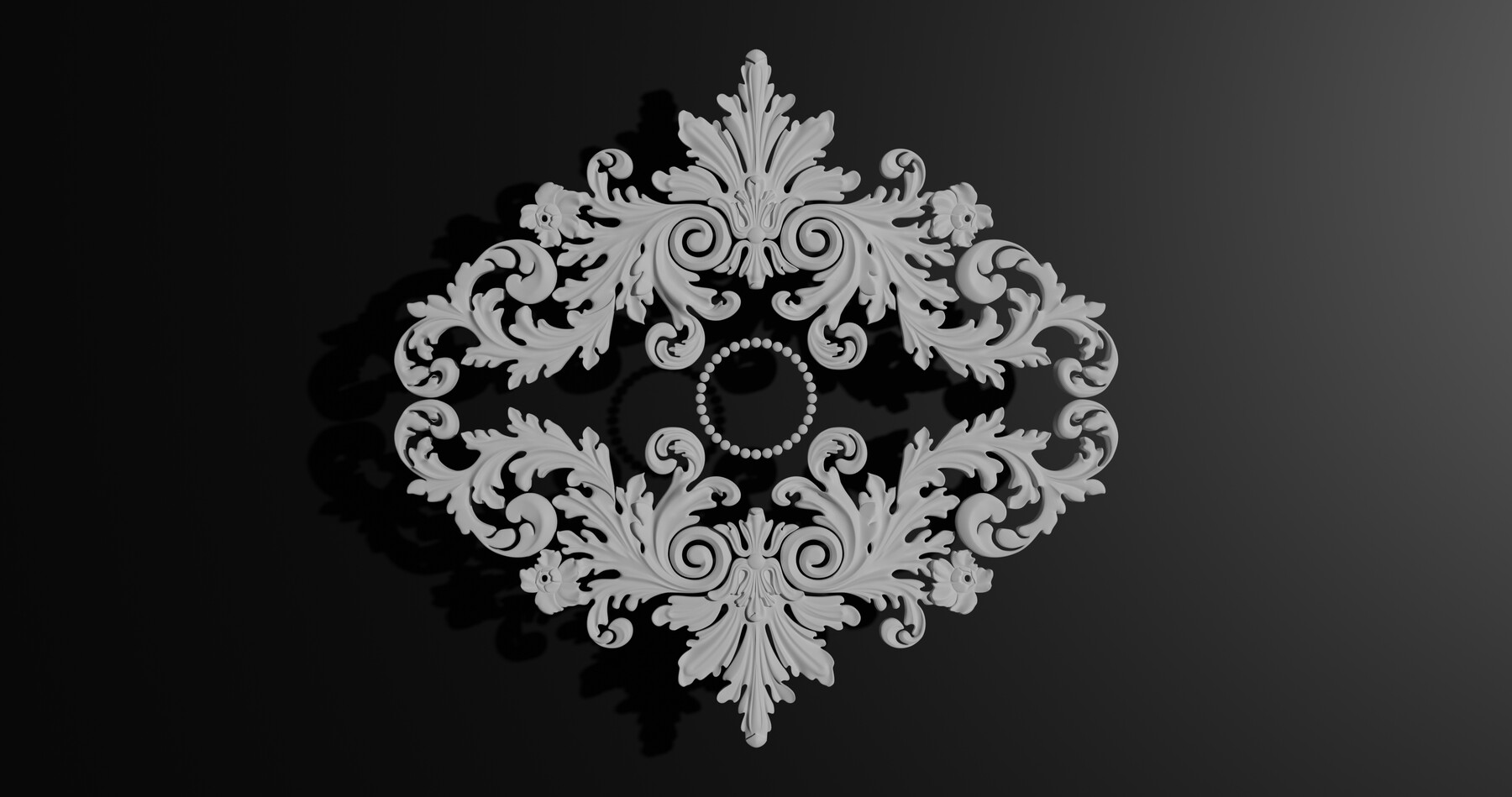 ArtStation - Architectural ceiling rosette | Resources