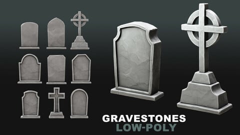 Stylized Gravestones / Tombstones