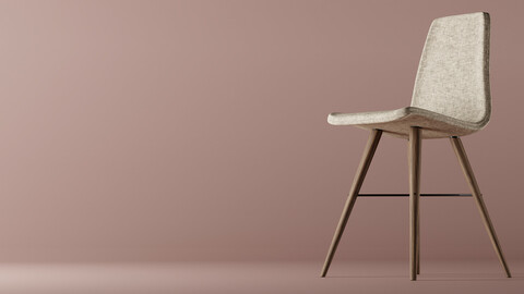 Chair - Beaver by Bolia - Replica 3d Model