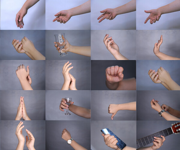 Picture of the considered gestures: hand closing and opening (Gesture... |  Download Scientific Diagram
