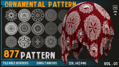 Ornamental pattern vol 01