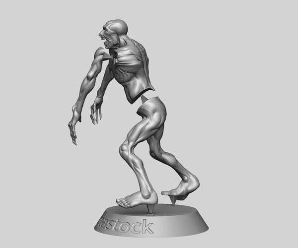 ArtStation - Zombie Undead Pose 03 3D print model | Resources