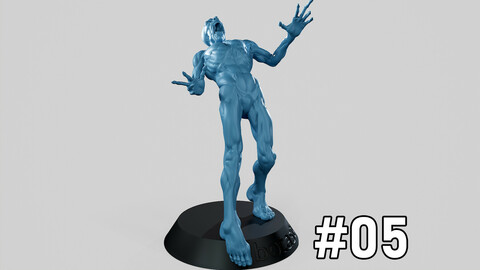 Zombie Undead Pose 05 3D printable model