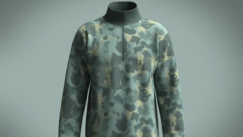 Jacket-Camo Print